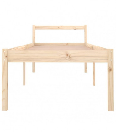 Bed Frame Solid Wood 75x190 cm 2FT6 Small Single