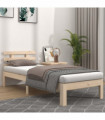 Bed Frame Solid Wood 90x190 cm 3FT Single