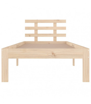 Bed Frame Solid Wood 90x190 cm 3FT Single