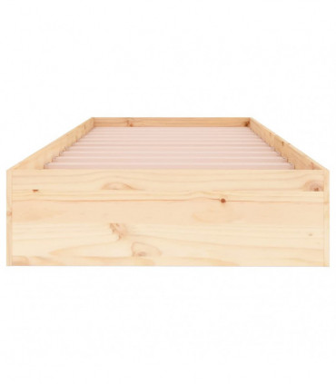 Bed Frame Solid Wood 90x190 cm 3FT Single