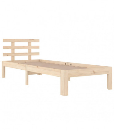 Bed Frame Solid Wood 90x200 cm