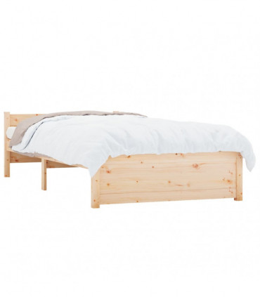 Bed Frame Solid Wood 90x200 cm