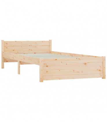Bed Frame Solid Wood 90x200 cm