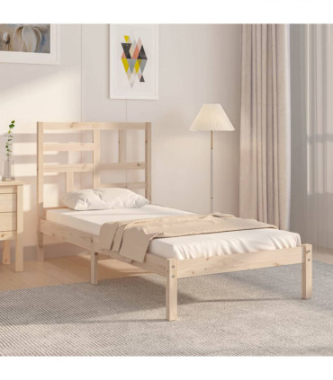 Bed Frame Solid Wood 90x200 cm