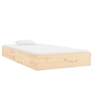 vidaXL Bed Frame Solid Wood 90x200 cm