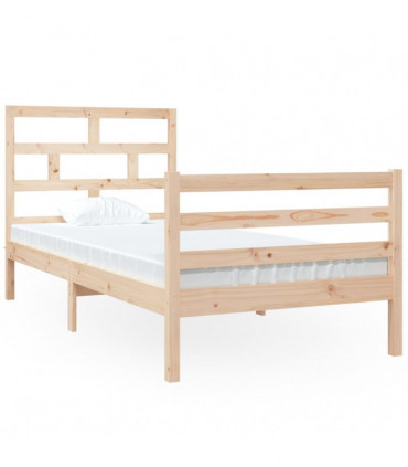 Bed Frame Solid Wood 90x200 cm 3FT Single