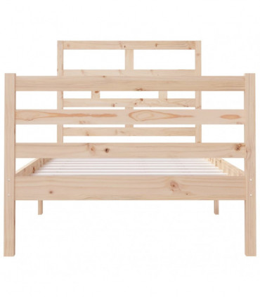 Bed Frame Solid Wood 90x200 cm 3FT Single