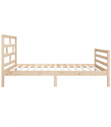 Bed Frame Solid Wood 90x200 cm 3FT Single