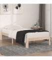 Bed Frame Solid Wood 90x200 cm 3FT Single
