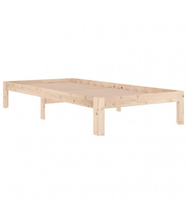 Bed Frame Solid Wood 90x200 cm 3FT Single