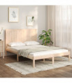 Bed Frame Solid Wood Pine 120x190 cm 4FT Small Double