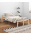 Bed Frame Solid Wood Pine 120x200 cm