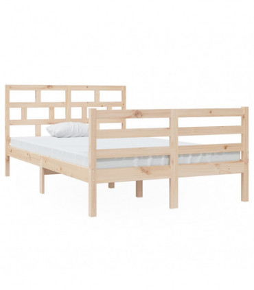 Bed Frame Solid Wood Pine 120x200 cm