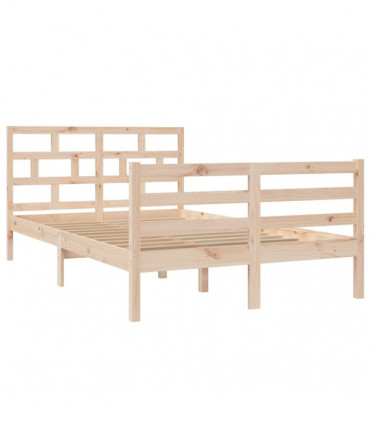 Bed Frame Solid Wood Pine 120x200 cm