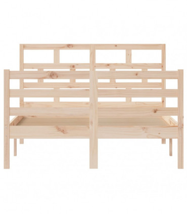 Bed Frame Solid Wood Pine 120x200 cm