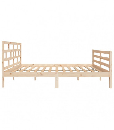 Bed Frame Solid Wood Pine 120x200 cm