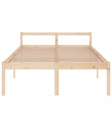 Bed Frame Solid Wood Pine 140x200 cm