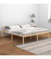 Bed Frame Solid Wood Pine 200x200 cm