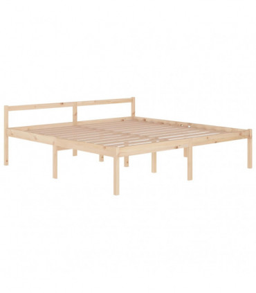 Bed Frame Solid Wood Pine 200x200 cm
