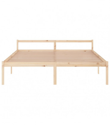 Bed Frame Solid Wood Pine 200x200 cm