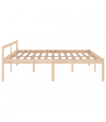 Bed Frame Solid Wood Pine 200x200 cm