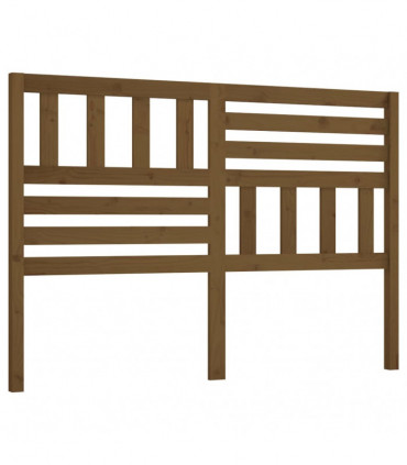 Bed Headboard Honey Brown 156x4x100 cm Solid Wood Pine