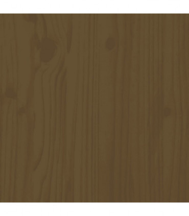 Bed Headboard Honey Brown 206x4x100 cm Solid Wood Pine