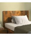Bed Headboard Smoked Oak 120x1.5x80 cm Engineered Wood
