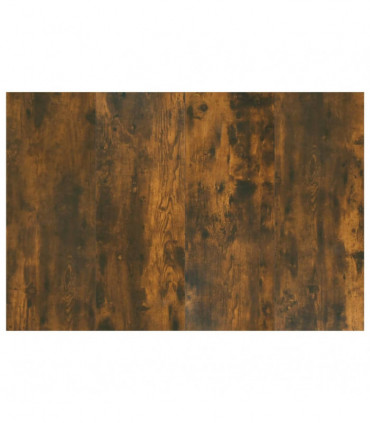 Bed Headboard Smoked Oak 120x1.5x80 cm Engineered Wood