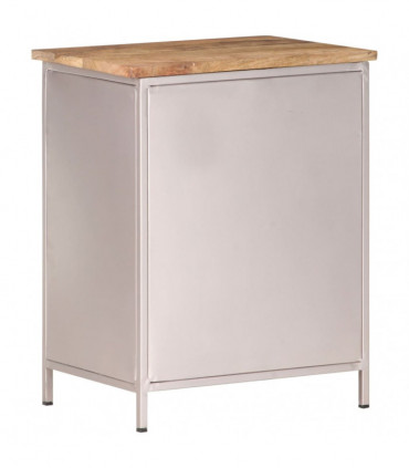 Bedside Cabinet 40x30x50 cm Rough Mango Wood