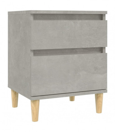 Bedside Cabinet Concrete Grey 40x35x50 cm