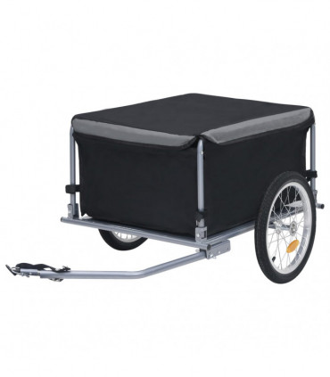 Bike Cargo Trailer Black and Grey 65 kg