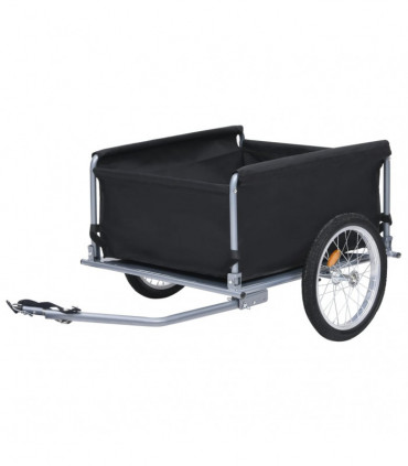 Bike Cargo Trailer Black and Grey 65 kg