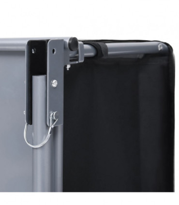 Bike Cargo Trailer Black and Grey 65 kg