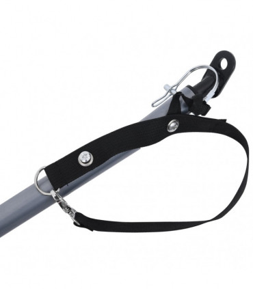 Bike Cargo Trailer Black and Grey 65 kg