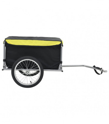 Bike Cargo Trailer Black and Yellow 65 kg