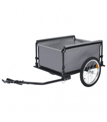 Bike Cargo Trailer Grey and Orange 65 kg