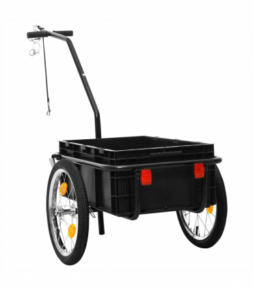 Bike Cargo Trailer/Hand Wagon 155x60x83 cm Steel Blue