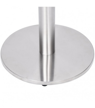 Bistro Table Leg Silver Ø45x107 cm Stainless Steel