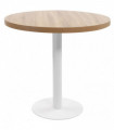 Bistro Table Light Brown 80 cm MDF