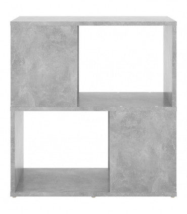 Book Cabinet Concrete Grey 60x24x63 cm Engineered Wood