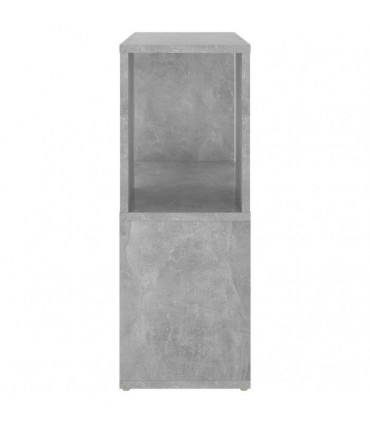 Book Cabinet Concrete Grey 60x24x63 cm Engineered Wood