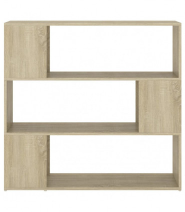 Book Cabinet Room Divider Sonoma Oak 100x24x94 cm