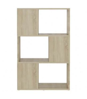 Book Cabinet Room Divider Sonoma Oak 60x24x94 cm Engineered Wood