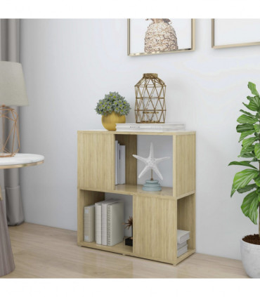 Book Cabinet Sonoma Oak 60x24x63 cm Engineered Wood