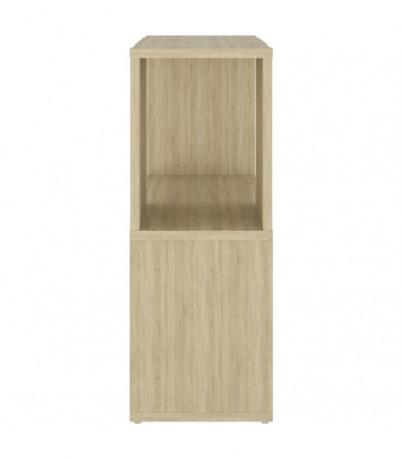 Book Cabinet Sonoma Oak 60x24x63 cm Engineered Wood