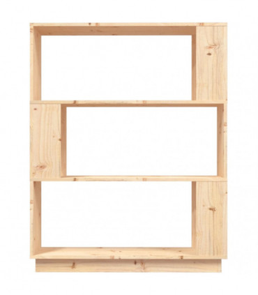 Book Cabinet/Room Divider 80x25x101 cm Solid Wood Pine