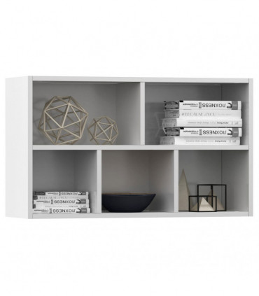 Book Cabinet/Sideboard White 50x25x80 cm Engineered Wood
