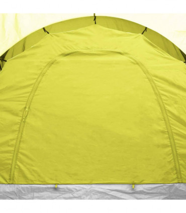Camping Tent 6 Persons Blue and Yellow