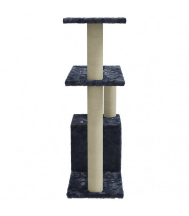 Cat Tree with Sisal Scratching Posts Dark Grey 70 cm